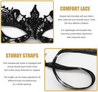 MYMENU Women Masquerade Mask Luxury Lace Venetian Halloween Carnival Masks for Party Costume Cosplay Mardi Gras