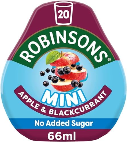 Robinsons Squash'D Apple & Blackcurrant No Added Sugar, 2.2 fl oz (66 ml)