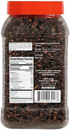 Organic Whole Cloves | 7.05 oz or 200g | USDA Organic Approved and Non-GMO | Vegan | All Natural Blend - 100% Raw and Natural from India, by SHOPOSR