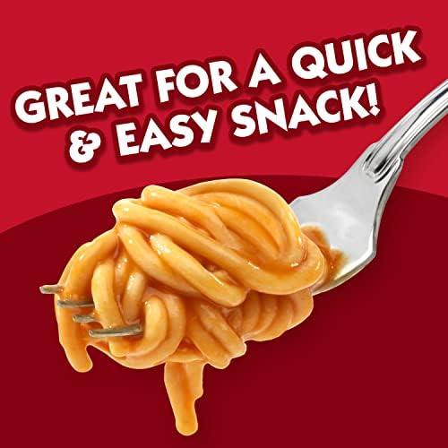Campbell's Spaghetti in Tomato Sauce with Cheese, 15.8 oz Can (12 Pack)