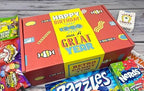 1986 Retro Childhood Candy Gift Basket Box Assortment for 40th Birthday Man or Woman Jr