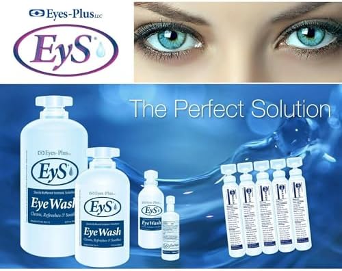 Eyes-Plus 4-oz Eye Wash - 3-Bottles - Cleans, Refreshes, Soothes