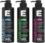 E Elegance Barber Accessories - Transparent Shaving Gel For Men Or Women, Minty/Cool Jupiter Fragrance - The Ultimate Shaving Solution For A Smooth, Irritation-Free Experience, 16.9 Oz
