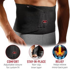 McDavid Sweat Band & Waist Trimmer Belt for Men, Back Support, Improves Posture During Workouts, Waist Trainer For Men