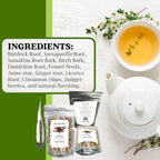 Nelson's Tea Really Root Beer - Cut & Sifted Sarsaparilla Root Tea Loose Leaf - Caffeine Free, Classic Herbal Blend with Burdock, Birch Bark, Dandelion, Licorice, Ginger and More (2 oz)
