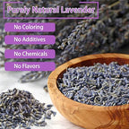 1/2 Pound Dried Lavender Flowers, Natural Dried Lavender Buds Bulk for Soap Making, Candles, Sachets, Crafts, DIY Projects