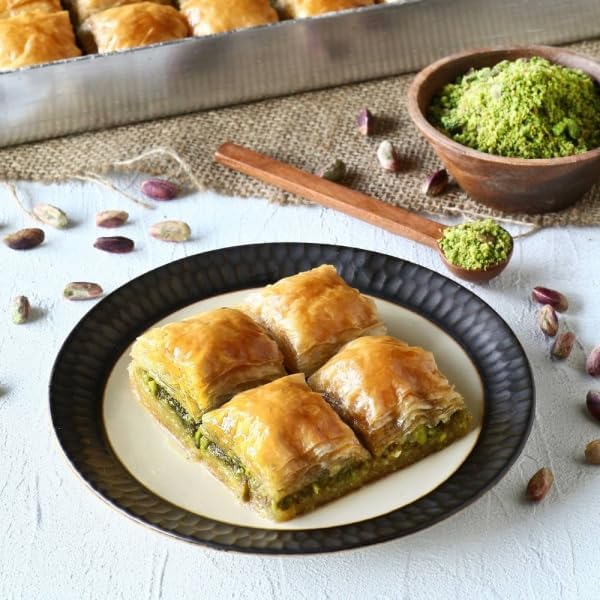 450g/15.8 oz Thin Yufka Pastry for Baklava & Börek - Turkish Dough for Baklava and Savory Pastries (Pack of 1)