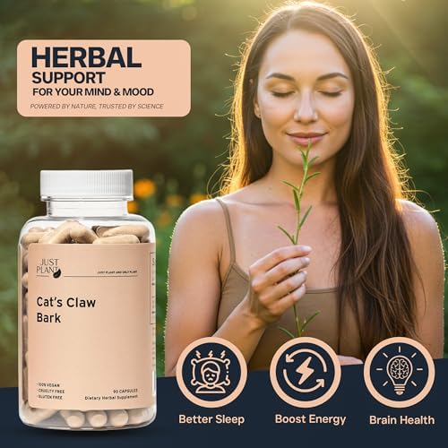 Cat's Claw Bark Extract, 750 mg, 90 Vegan Capsules, Immune, Joint & Digestive Support Plant-Based, Natural Supplement