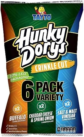 HUNKY DORY Crisps from Ireland - VARIETY 6 PACK