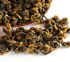 GOARTEA Dianhong Black Tea - 250g / 8.8oz Supreme Grade - Yunnan Fengqing Dian Hong Loose Leaf Tea - Chinese Dianhong - Snail Shape
