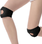 Knee Brace for Women Men, Knee Support Strap Stabilizer with Gel Pads for Running, Jumping, Basketball, Tennis, Patella Knee Brace for Pain Relief, Arthritis, Patellar Tendonitis, Meniscus tear(1,Black)