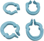 4PCS Dental Resin Clamping Ring Separator Ring Sectional Contoured Metal Matrices Holder Matrix Clips Autoclavable