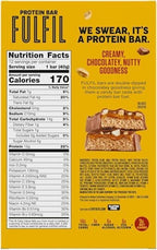 FULFIL Protein Snack Bars, Best Sellers Variety Pack, Gluten Free with 15g Protein, Pantry Staples, 12 Count