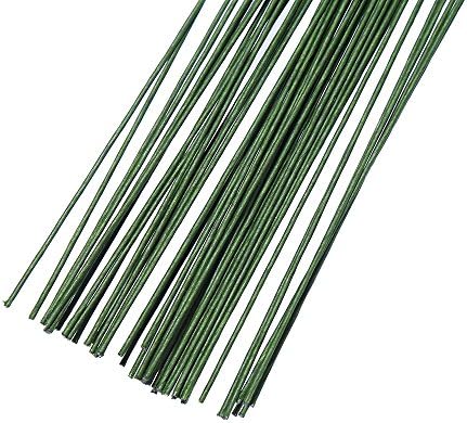 Decora 20 Gauge Dark Green Floral Wire 16 inch,50/Package