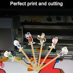 Scrog mcdck Cupcake Topper - Cartoon Duck Inspired Birthday Cupcake Decorations, Gold Coin Theme Party Picks, Fun Character Dessert Toppers for Birthday Party Supplies