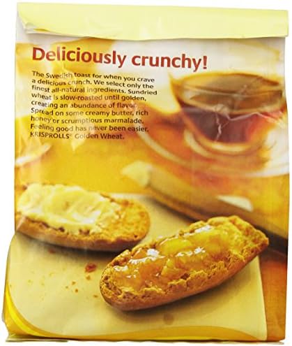 Pagen Krisprolls, Golden Wheat, 7.9 Ounce (Pack of 5)