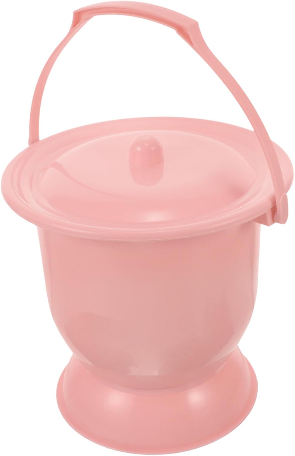 Chamber Pot Urine Bucket Lid Portable Camping Potty for Boys and Girls Plastic Household Spittoon Non-Skid Design