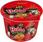 Samyang Buldak Spicy Hot Chicken Stir Fried Big Bowl Ramen (2X_Pack of 16)