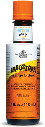 ANGOSTURA Orange Bitters, Cocktail Bitters for Professional and Home Mixologists, Kosher Certified, No Sodium, 4 FL oz
