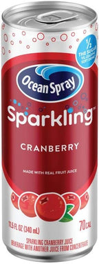 Ocean Spray® Sparkling Cranberry Juice Drink, 11.5 Fl Oz Cans, 4 Count (Pack of 6)