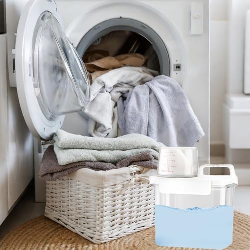 Laundry Detergent Dispenser for Organization & Storage, 1100ml Liquid Dispenser, BPA & Pet Free, Clear
