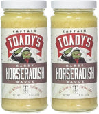 Captain Toady's Hardy Horseradish Sauce (8 oz.) (Pack of 2)
