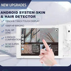Skin Scalp Detector, 15 Inch Hair Follicle Skin Analyzer Machine with 70x/200x HD Camera,18 Million Pixels, Photo Freeze, Storage Customer Information, for Home Beauty Salon