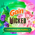 Gain Flings! "Wicked: For Good" Limited Edition Laundry Detergent Pacs, 42 Count, Fantabulous Floral Scent, 3 in 1 HE Detergent Pacs with Oxi Boost and Febreeze