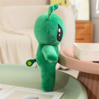 OSOCU 13.5in Adorable Green Alien Plush Toy | Ultra-Soft Stuffed Figure | Great for Home & Room Decoration | Ideal Birthday/Halloween for All Genders | a Must-Have for Sci-Fi Lovers