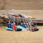 Natural Stone Hexagonal Point Pendants Necklaces Crystal Quartz Fluorite Lapis Bullet Pendulum Chakra Jewelry,绿色绿松石
