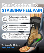 Koprez Plantar Fasciitis Sleeve - Plantar Fasciitis Relief, Plantar Fasciitis Socks, Ankle Compression Sleeve, Ankle Support for Women, Plantar Fasciitis Brace, Ankle Sleeve, Ankle Support Men