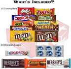 SnackBOX Chocolate Candy Bar Snacks BOX Care Package | Variety Pack (20 Count) | Easter Holiday, Teachers, Back to School, Student, College, Candy, Date Night, Gift Baskets, Student, Birthday, Office, Gift Ideas