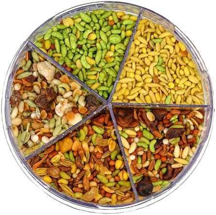 Chandan Mouth Freshener 5 in 1 Mix, Sweet Fennel Mix, Kashmiri, Special, Jet, Poona & Gulab Mukhwas, 8.11 oz / 230 g