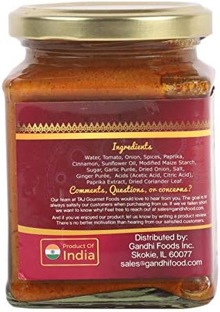 TAJ Gourmet Rogan Josh Paste, Rogan Josh Sauce (Concentrate), 300g (10.5oz)