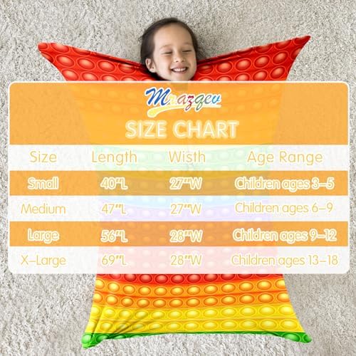 Autism Rainbow Movement Stretchy Sensory Body Socks - ADHD and Improve Sensory Processing Sox - Help Children with Autism (Medium)