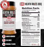 Heath Riles Cajun Seasoning Rub, Cajun-Creole, Louisiana Inspired Cajun Spice & Heat, Champion Pitmaster Recipe, 8 oz.