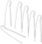 Soundlink 6pcs/lot Size #13 Preformed BTE Earmold Hearing Aid Tubes (3.2 * 2mm)