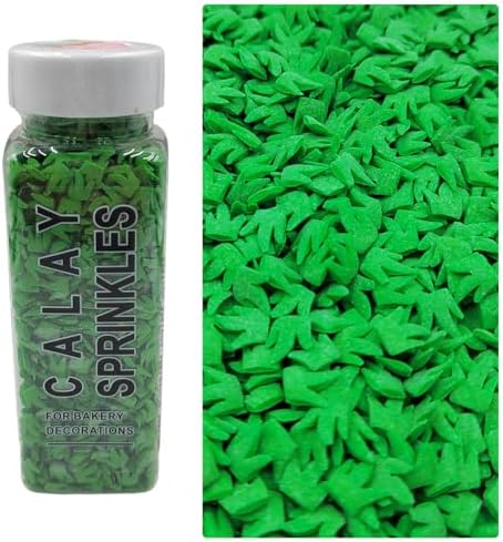 Edible Green Grass Sprinkles for Cake Decorating Grass Confetti Cake Decorations Cupcake Toppers Baking Cookie Decorating Birthday St Patrick's Day Supplies