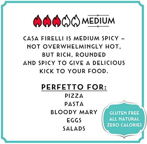 FIRELLI Italian Hot Sauce | 5oz Bottle (Pack of 2) | Perfect Kick for Pizza, Ramen, Eggs | Great Balanced Flavor, Gluten Free, Keto, All Natural, Made in Italy With Calabrian Chili Peppers