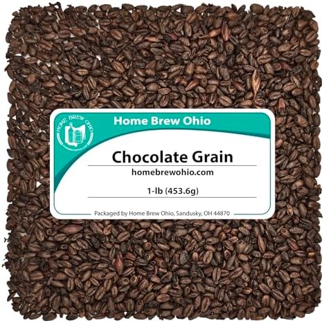 Briess BJ-5U8M-8RRM Chocolate Malt 1 lb., Brown
