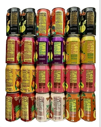 Hawaiian Sun Premium Tropical Juice Drink Party Bundle of 10 Assorted Flavors (24 Cans Total)