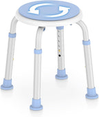 Delog 360 Rotating Swivel Shower Seat - Adjustable Seat for Tub & Small Bathtub - 300lb Capacity with Anti-Slip Rubber Tips