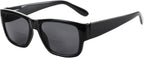 BLUEMOKY Square Bifocal Sunglasses for Men: Sunglasses Readers with UV400 Protection - Retro Shades Classic Rectangle Frame