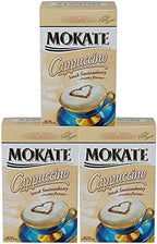 Mokate Cappuccino Cream Flavor, 150g/5.3oz (Pack of 3)