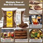 Rani Desi (Dalchini) Flat Cinnamon 7oz (200g) ~ All Natural | Vegan | Gluten Friendly | NON-GMO Kosher | Indian Origin