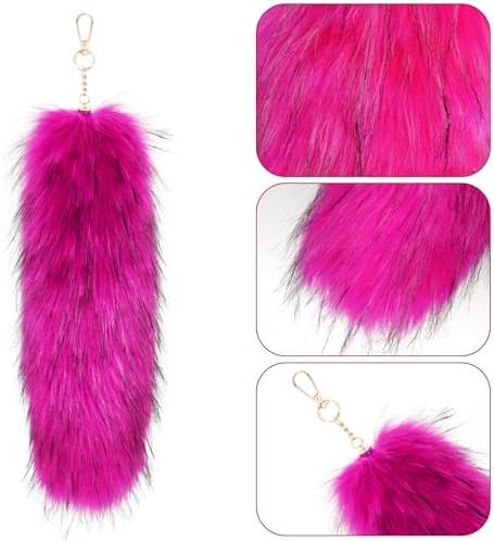 Yookat Faux Fox Tail Artificial Fox Tail Faux Cat Tail Fox Tail Cosplay for Halloween Costume