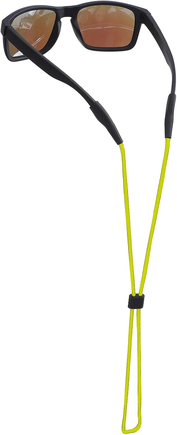Eye Glasses Holder Strap - Sunglasses Straps Cords for Men Women Kids - Eyeglass Holders Around Neck - Eyewear String Lanyard Retainer - Yellow