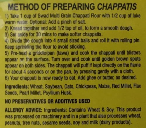 Swad Multi Grain Chappati Flour - 4 lbs