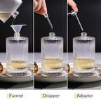 100ml/3.4 Oz Glass Spray Bottle Perfume Atomizer,Refillable Perfume Spray Bottle Perfume Bottles Empty with 3 Kinds of Perfume Dispenser (Round 100ml)