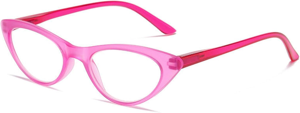 Fashion Cat Eye Blue Light Blocking Reading Glasses for Women, Retro Computer Readers, Anti Eyestrain Glasses (Color : Pink, Size : 2.5x)